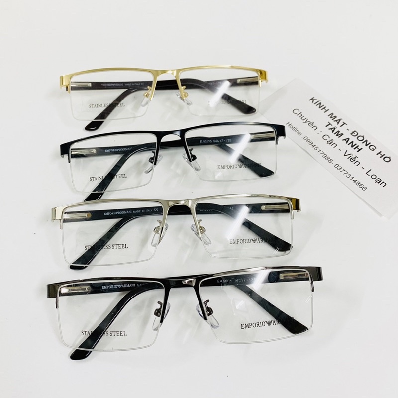 Gọng Kính Cận Nam Nữ Kim Loại Xẻ Cước Các Hãng Đủ Màu TAMANHEYEWEAR Cắt mắt cận loạn theo yêu cầu