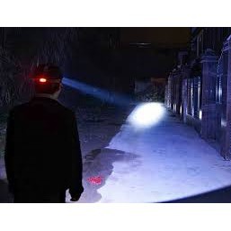 Đèn pin Led siêu sáng đội đầu 3 bóng (Đen) nhiều chế độ