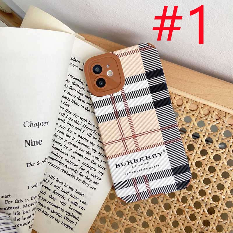 Ốp điện thoại silicon logo burberry đơn giản thích hợp cho IPHONE 7/ 8/ PLUS/ X/ XR/ SE2020/ XS/ MAX 11/ 12/ 13 PRO MAX