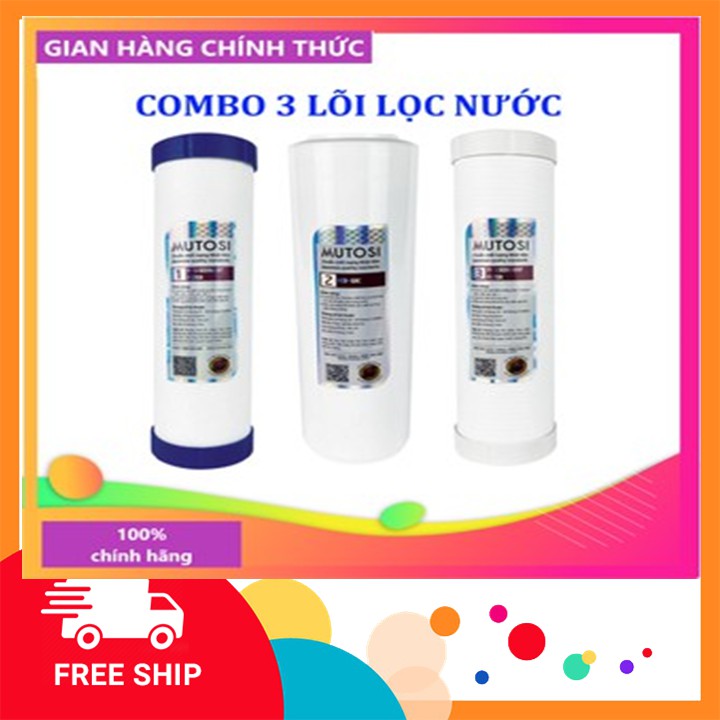 [CAM KẾT CHÍNH HÃNG] BỘ LÕI LỌC NƯỚC 123 KAROFI [ĐẢM BẢO CHO NGUỒN NƯỚC SẠCH GIA ĐÌNH]