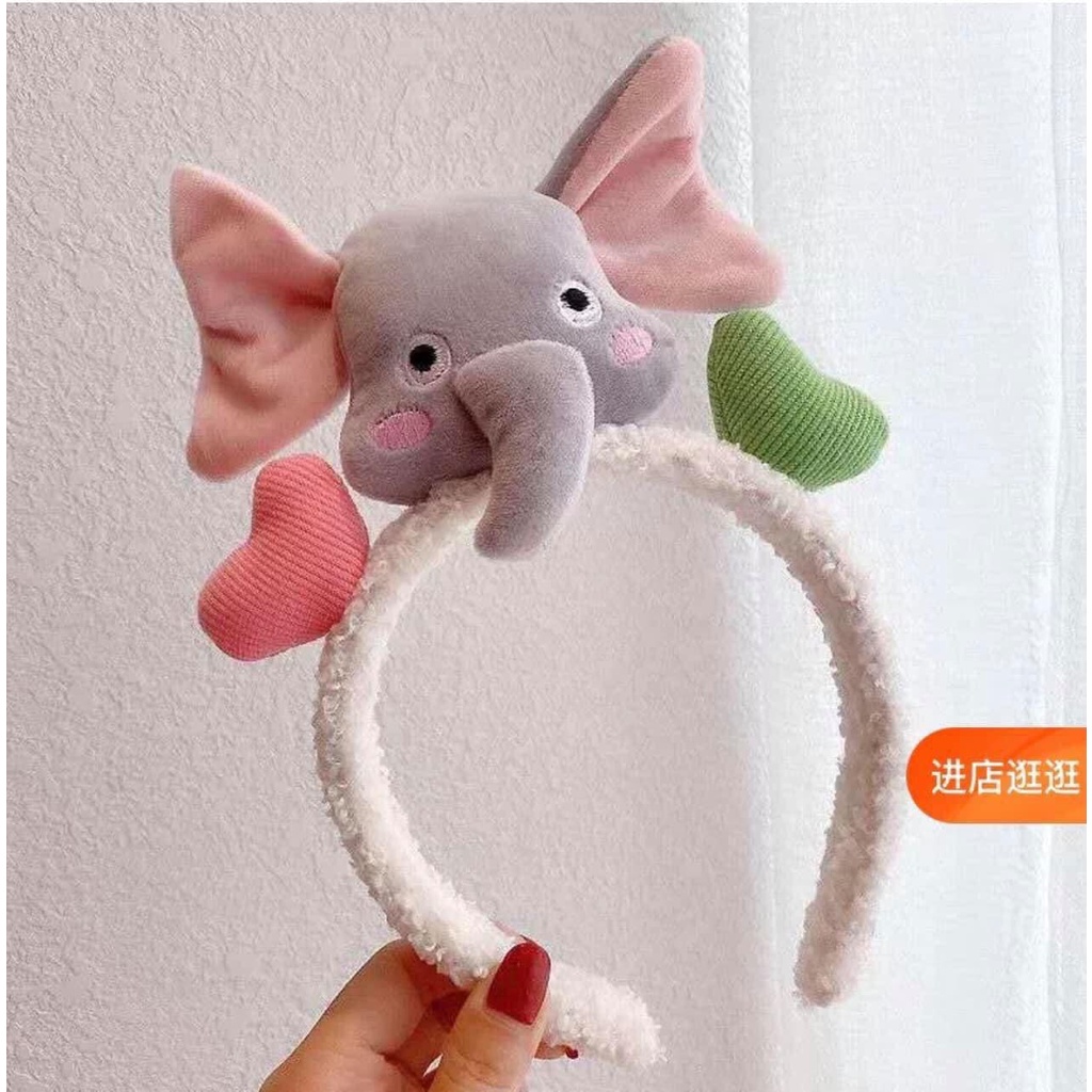 Cài tóc Voi và gấu Pooh