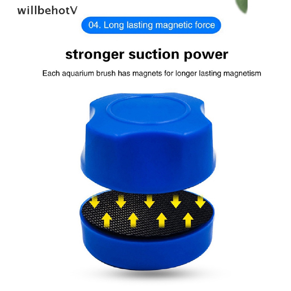 Chổi Vệ Sinh Kính Bể Cá Từ Tính Mini Tiện Dụng