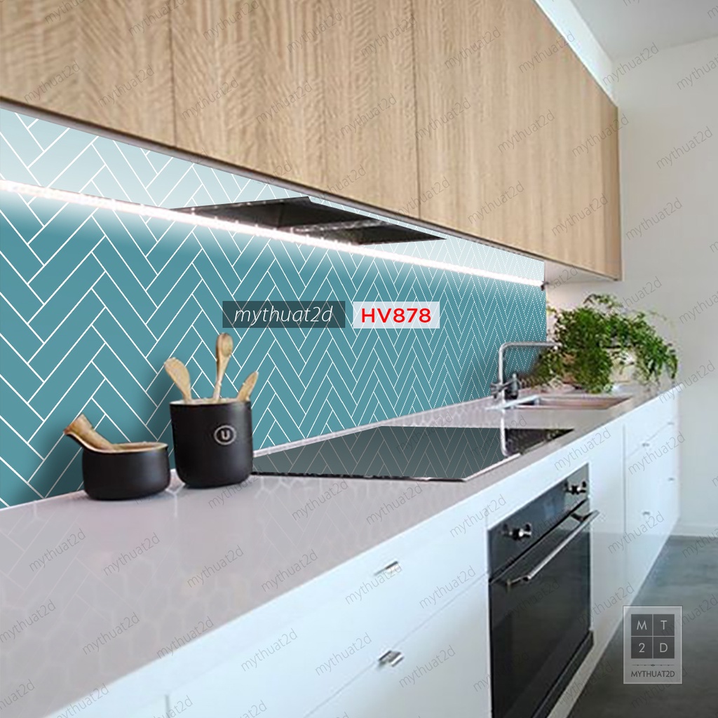 Decal dán bếp, dán tường không thấm nước mẫu XUONGCA