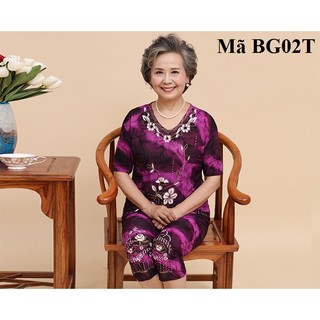 Bộ đồ mặc nhà cho bà già BG02,BG02T