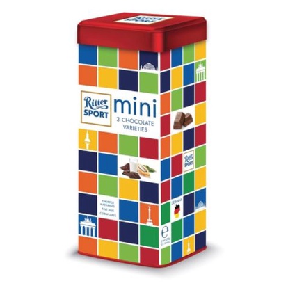 RITTER SPORT MINI 3 CHOCOLATE VARIETIES 250G
