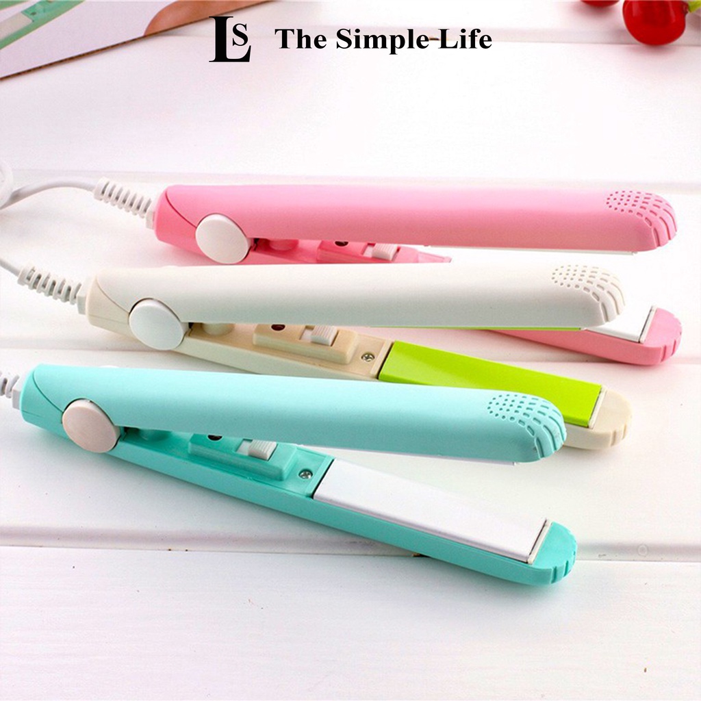 Máy duỗi tóc, máy bấm, ép, dập xù, uốn sấy tóc mini cute nhỏ gọn du lịch đa năng, làm đẹp cho cả nam và nữ [CHÍNH HÃNG]