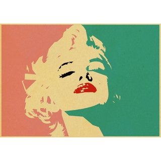 Poster Marilyn Monroe phong cách vintage