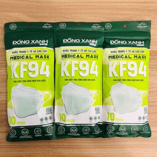 Khẩu trang kf94 đồng xanh premium