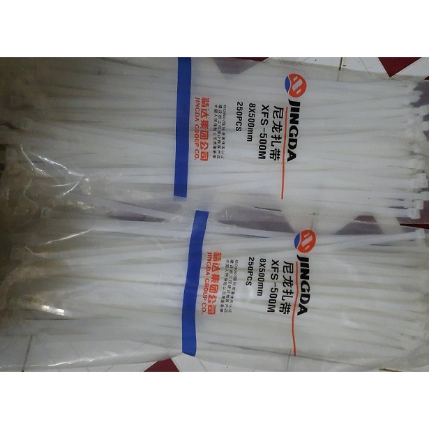 Túi 100 Dây Thít, Dây Rút, Lạt Nhựa JingDa