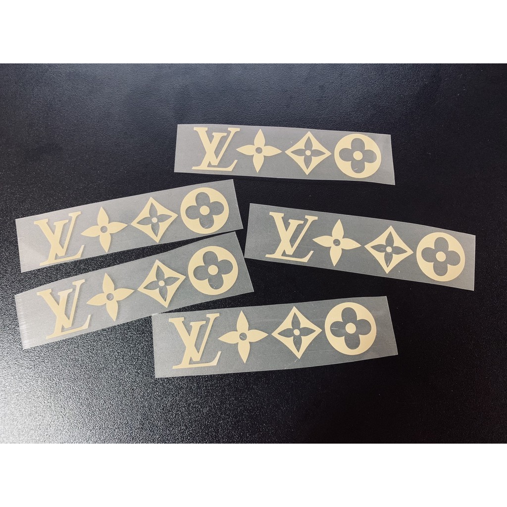 Decal Logo Nhỏ Sticker Patch in áo ủi trực tiếp lên vải logo Hoa LV siêu chất