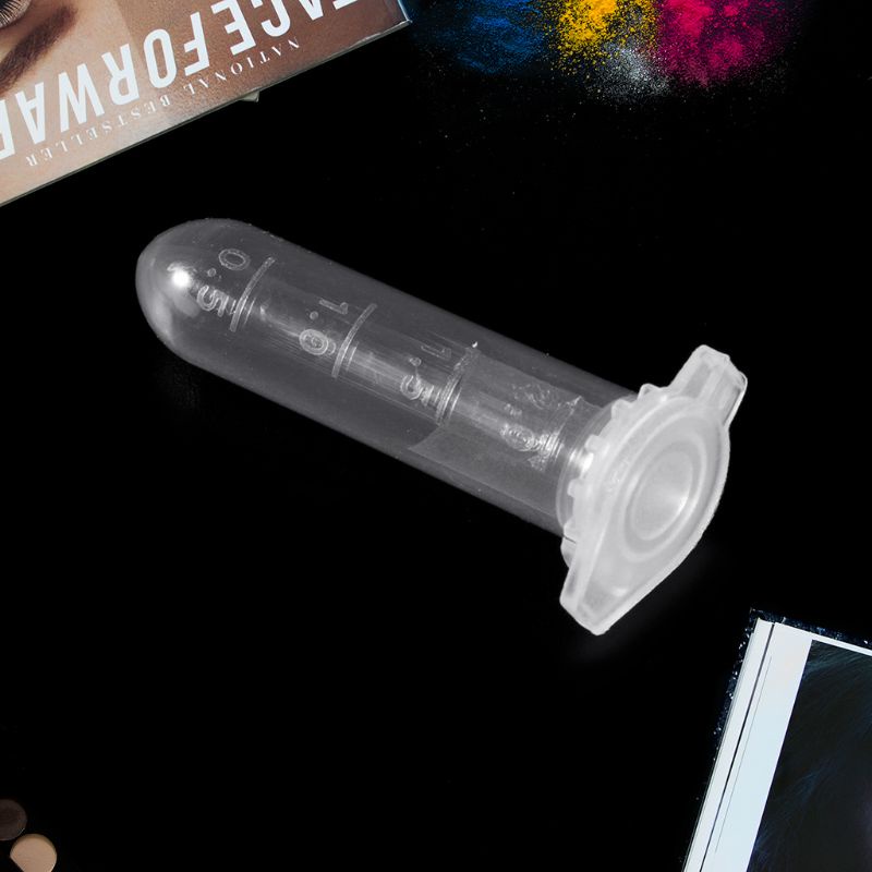 Set 100 Ống Nhựa 2ml Có Nắp Đậy Cho Phòng Thí Nghiệm