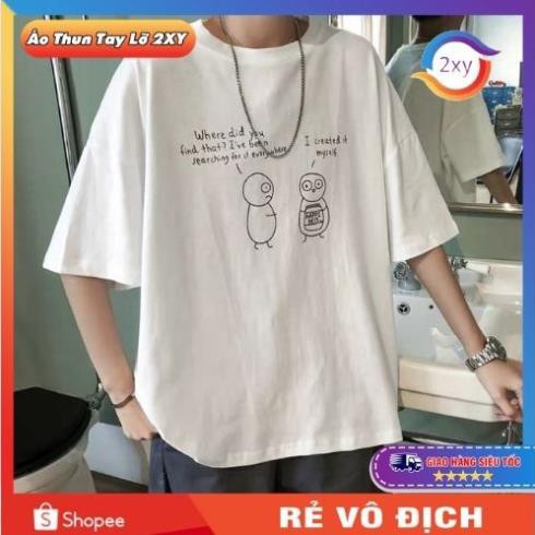 [THƯỜNG ÁO THUN NAM, NỮ UNISEX FORM RỘNG VẠT BẦU TAY LỠ 2XY ATL87