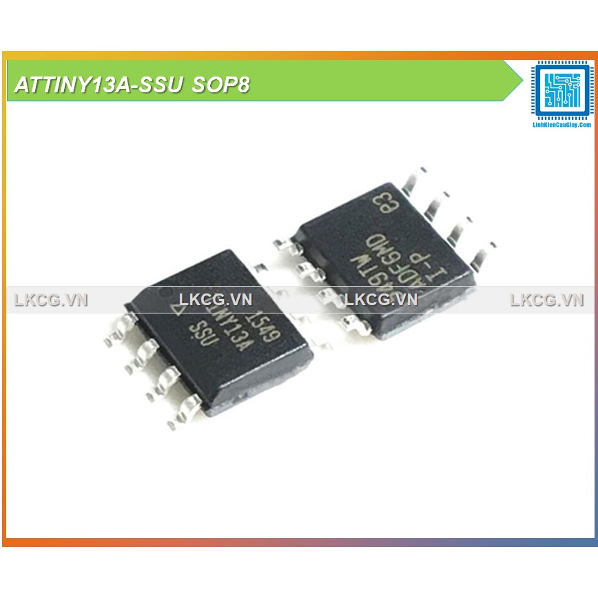 ATTINY 13A-SSU SOP8 linh kiện