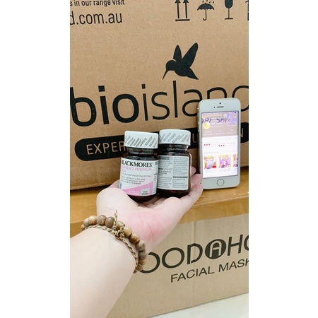 Sắt bầu Blackmores Pregnancy Iron - không táo bón, lọ 30 viên, đủ bill