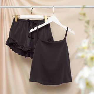 Bộ Ngủ Nữ 2 Dây Loire BDN05 Lụa Mùa Hè Cao Cấp Thoải Mái Mát Mẻ