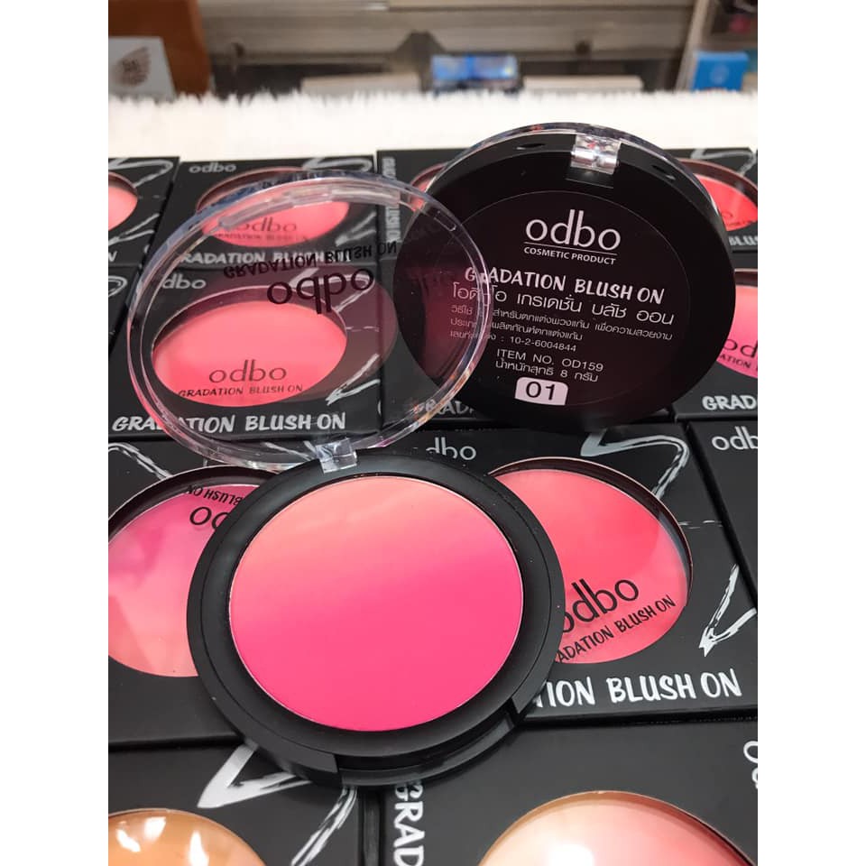 Phấn Má Hồng Phối Màu Odbo Gradation Blush On