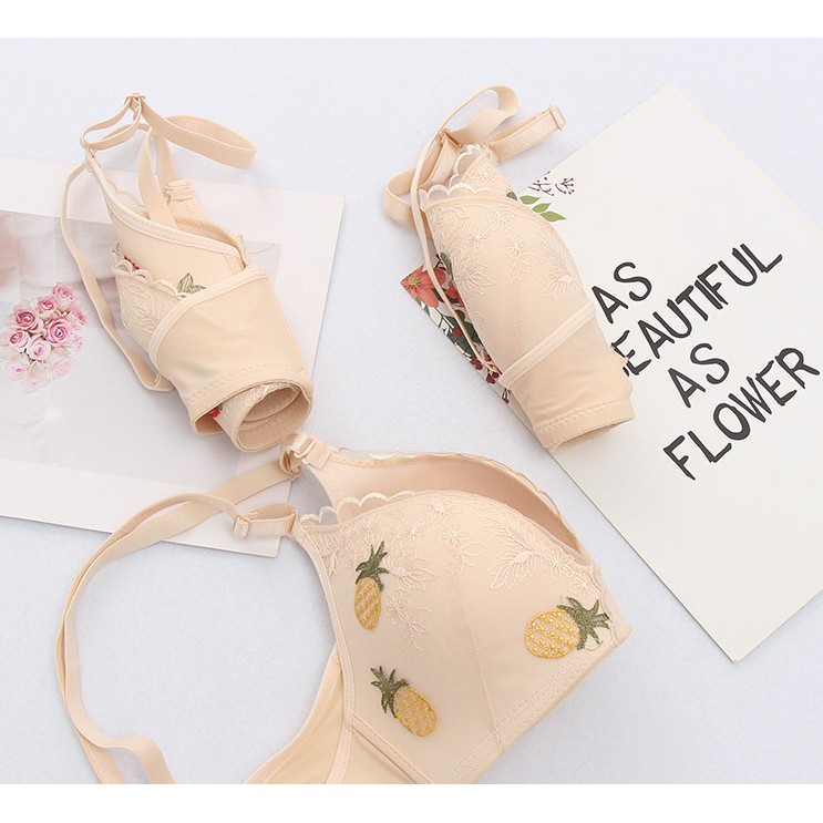 ÁO LÓT KHÔNG GỌNG THÊU HỌA TIẾT TRÁI CÂY CỰC HOT ĐỆM MÕNG KHÔNG GỌNG | BigBuy360 - bigbuy360.vn