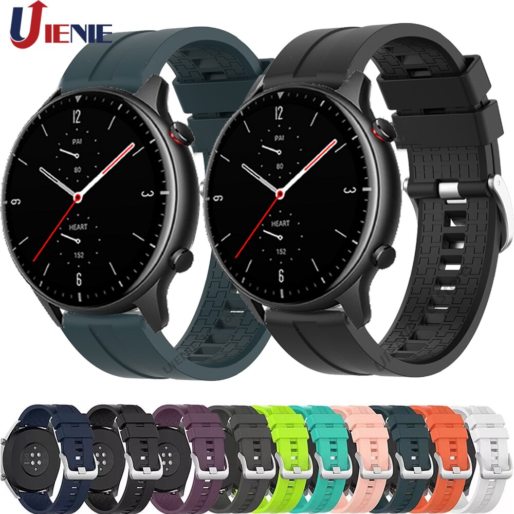 Dây Đeo Silicone 22mm Cho Đồng Hồ Thông Minh Xiaomi Huami Amazfit Gtr 2 / Gtr 47mm / Stratos 3 2