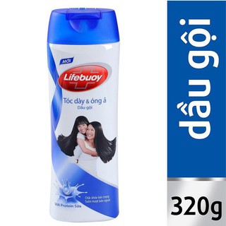 Dầu gội Lifebuoy tóc dày óng ả 320g Xanh