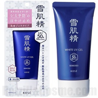 Kem chống nắng trắng da Kose sekkisei White UV gel - Nội địa Nhật Ban
