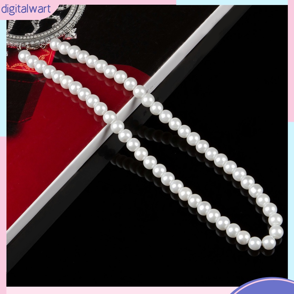 Dây chuyền hợp kim xâu hạt ngọc trai giả kiểu dáng sang trọng cho nữ
