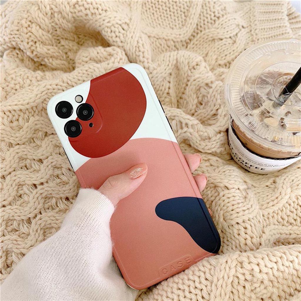 Ốp Lưng Iphone Cao Cấp Full Viền Ốp Phối 4 Màu  Dành Cho Tất Cả Dòng Iphone từ 6 đến 11promax