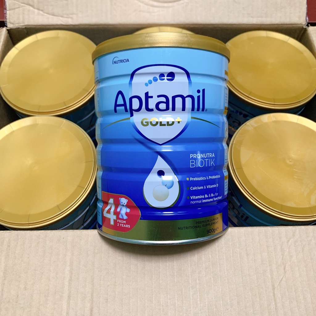 Sữa Aptamil Gold Úc Số 1, 2, 3, 4 900g