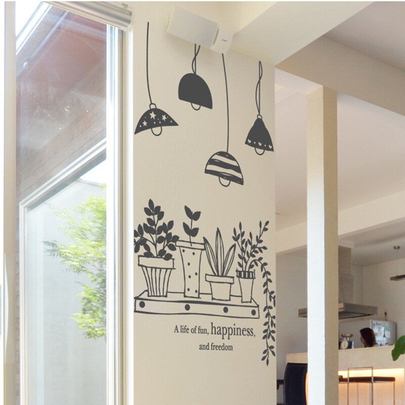 Đề Can Vinyl Nghệ Thuật Dán Tường / Kính Cửa Hàng Cà Phê / Trà Sữa Trang Trí Quán Cà Phê