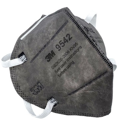 Khẩu trang than hoạt tính 3M 9542 dây qua gáy lọc hơi hữu cơ mùi kháng khuẩn Khẩu trang 3M chính hãng - THINKSAFE