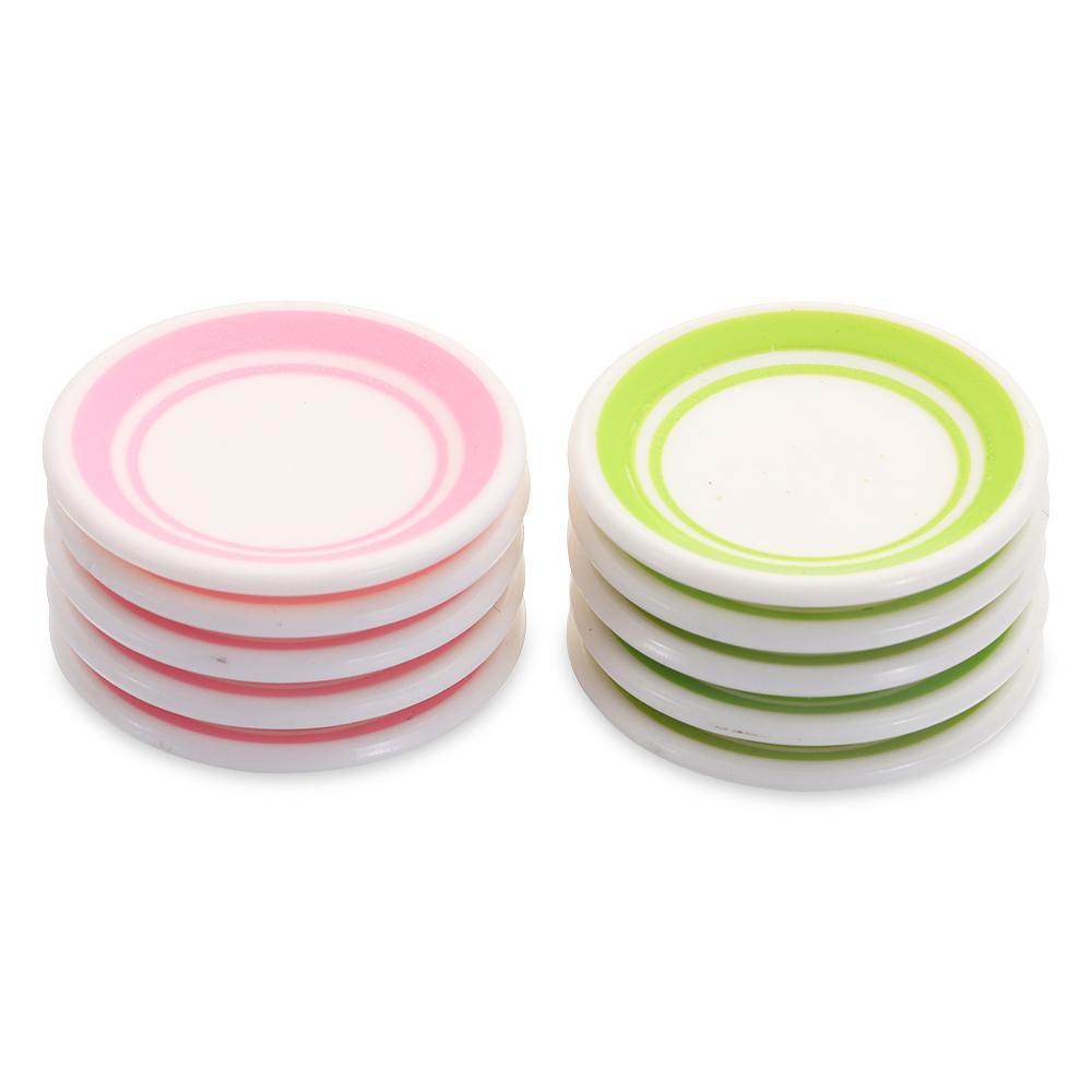 RAINBOW Đĩa Ăn Tối Siêu Bền Dùng Trang Trí Nhà Búp Bê