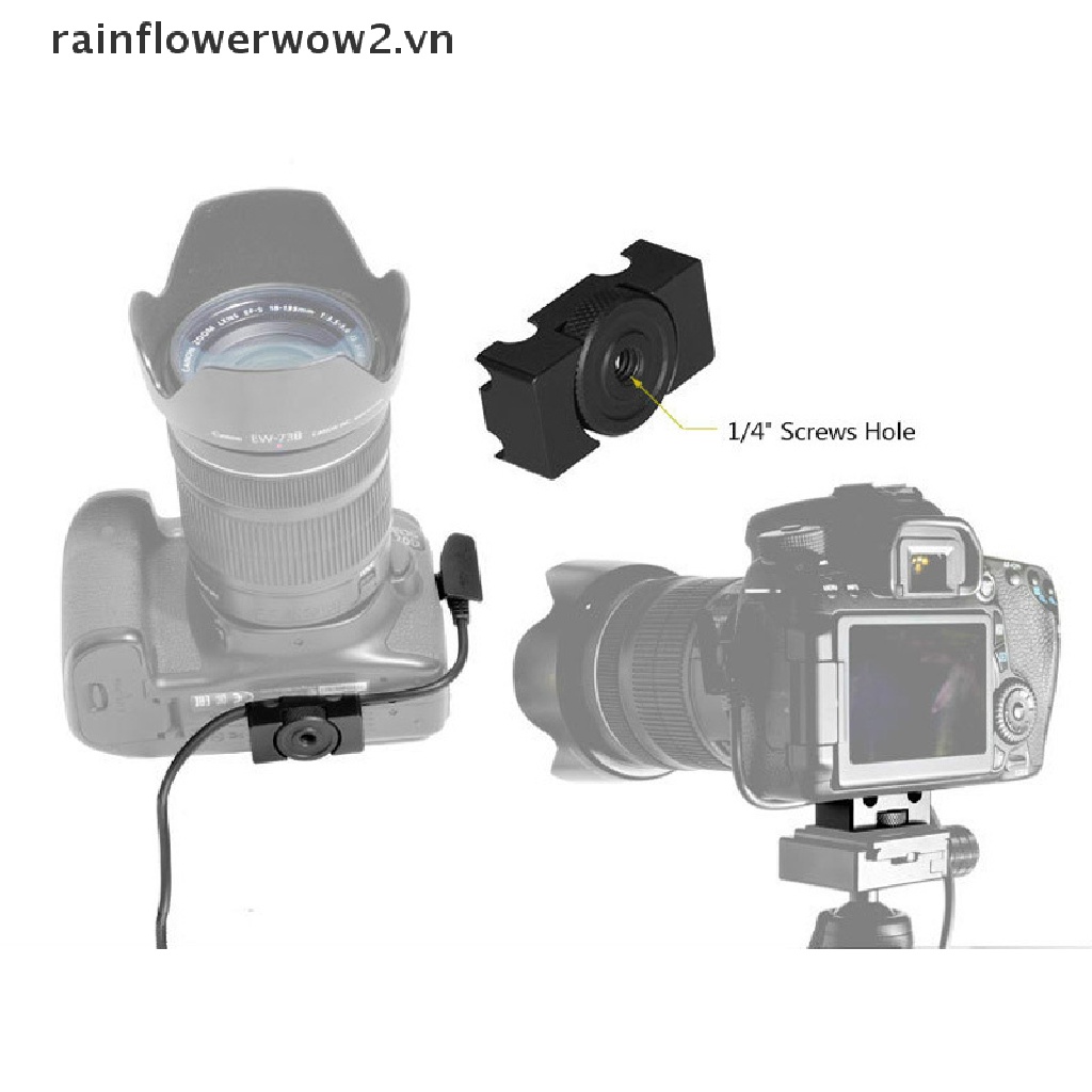 Giá đỡ kẹp khóa cáp bằng hợp kim nhôm cho máy ảnh DSLR