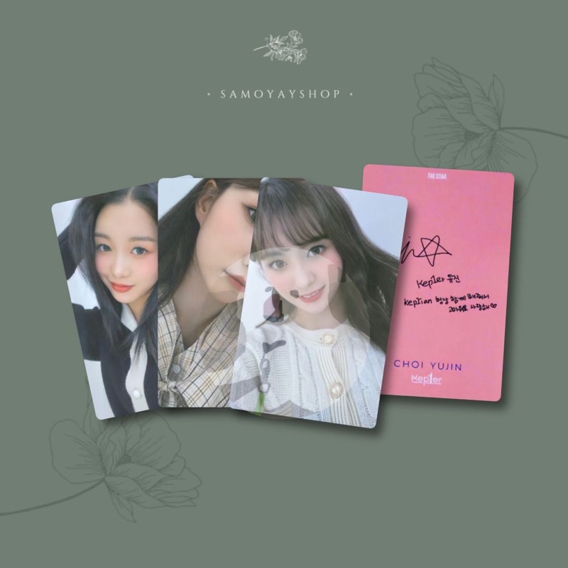 Thẻ Ảnh Kpop Kep1er The Star Magazine Pob Pre-Order Benefit Pob Yujin Xiaoting Mashiro Chaehyun Dayeon Hikaru Huing Bahiyihe