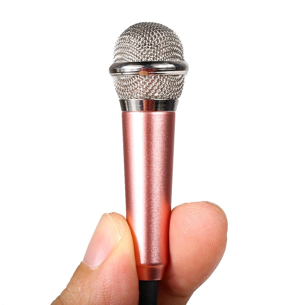 Mini Condenser Microphone with 3.5mm Plug Mobile Phone and Mic Stand