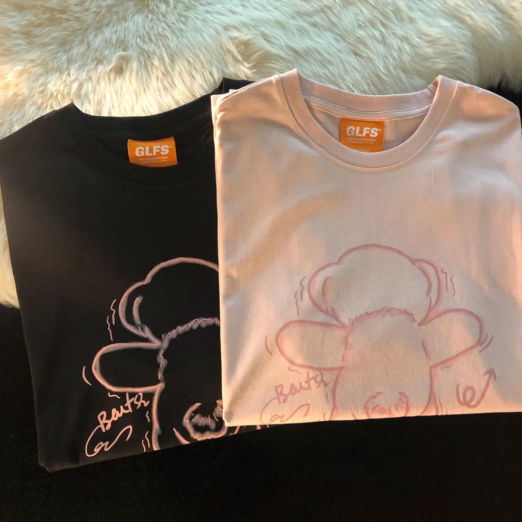 NRVP Áo Thun 100% Cotton Dáng Rộng Thời Trang Hàn Quốc Cho Nữ