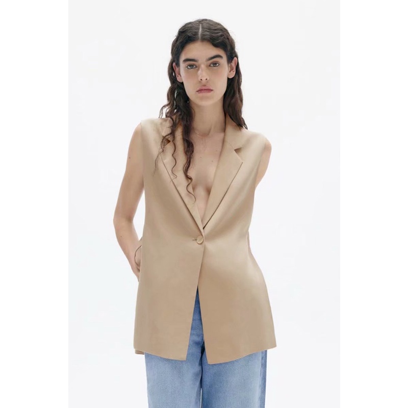 Zara Áo vest Không Tay Thời Trang Mùa Hè Cá Tính 2158878
