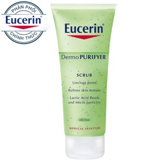 Tẩy tế bào chết ngăn ngừa mụn Eucerin Dermo Purifyer Scrub 100ml