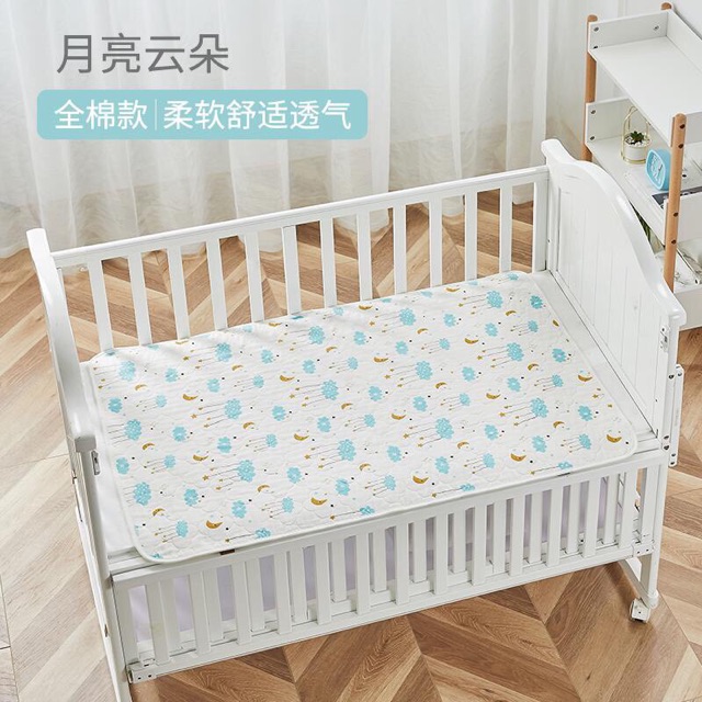 Tấm lót nằm xô sợi tre muslin, hàng đẹp loại 1 mặt sau có chống trơn