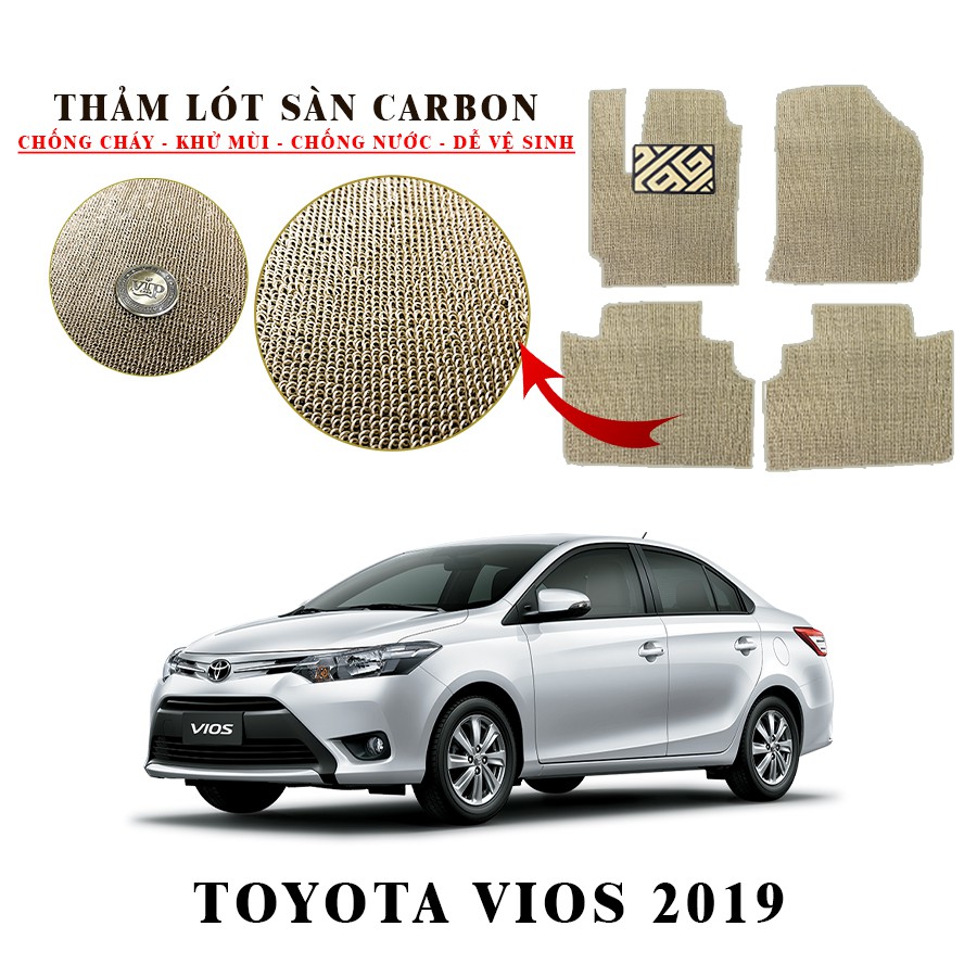 Thảm Lót Sàn ô Tô 6D Không Mùi Không Thấm Nước Dành Cho các Dòng Xe TOYOTA VIOS