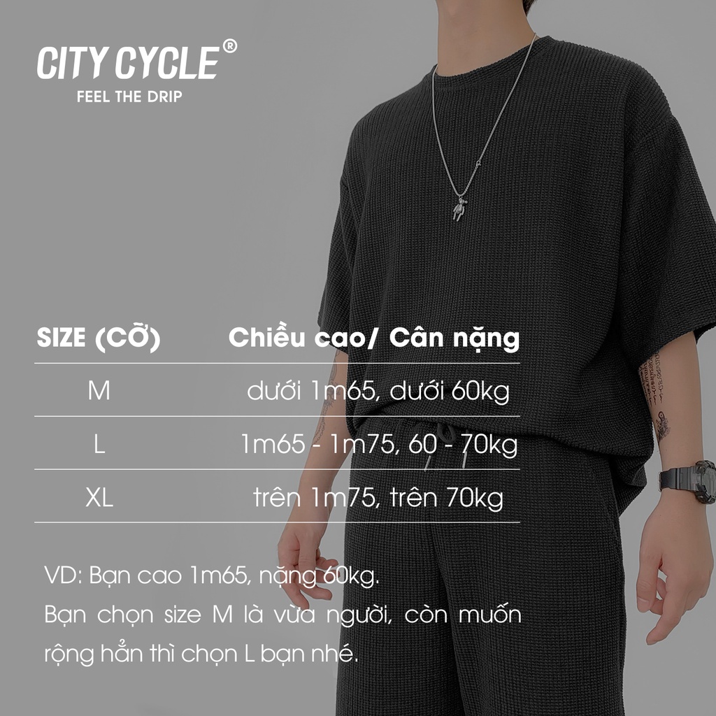 Đồ bộ nam nữ Square City Cycle - Quần áo nam Unisex form rộng hàng cao cấp Local Brand