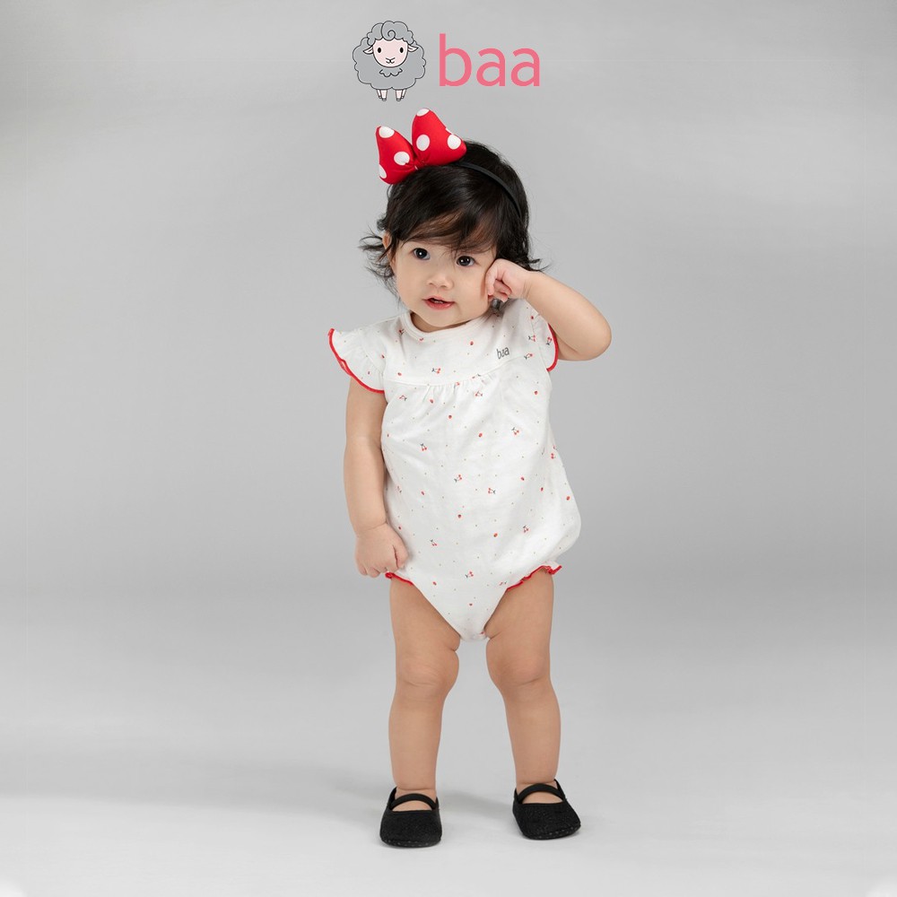 Bộ đồ romper sơ sinh tay bèo BAA BABY cho bé gái - GN-RP05C