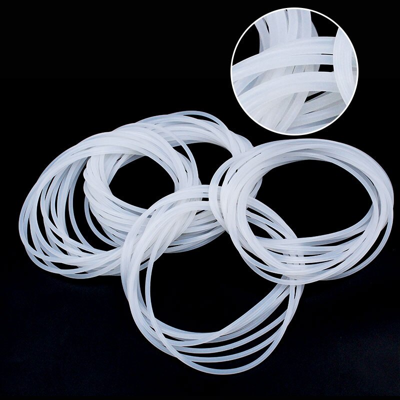 1 Vòng Đệm Cao Su Silicon Màu Trắng 4mm OD55 / 60 / 65 / 70 / 72 / 75 / 80 / 85 / 90 / 95 / 100 / 105 / 150 * 4mm VMQ