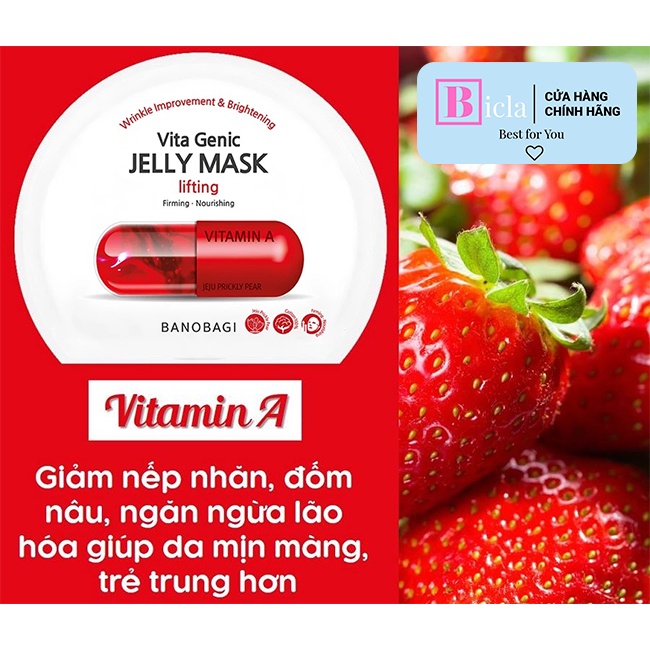 Mặt nạ Banobagi Vita Genic Collagen Whitening Jelly 30ml Hàn Quốc Dưỡng Trắng Cấp Ẩm Thư Giãn | BigBuy360 - bigbuy360.vn