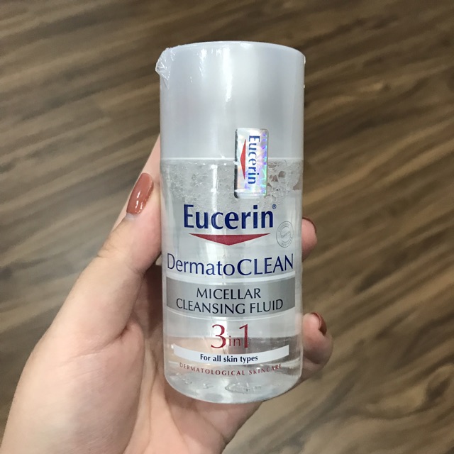 Nước Tẩy Trang Eucerin Dermato Clean Micellar Cleansing Fluid 3 In 1 125ml - 200ml