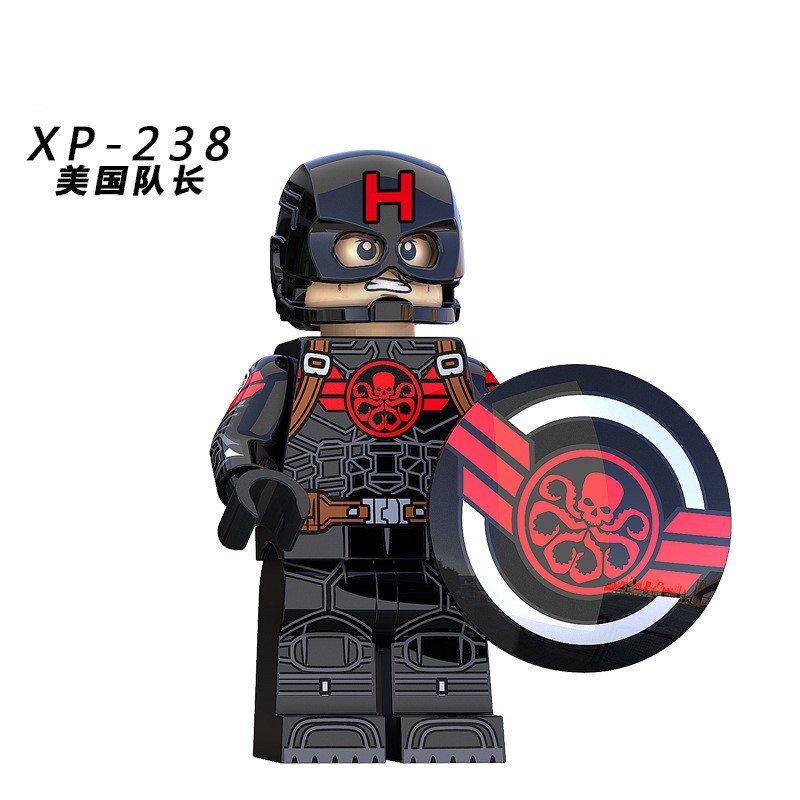 Bộ Đồ Chơi Xếp Hình Captain America Cho Bé Kt1031