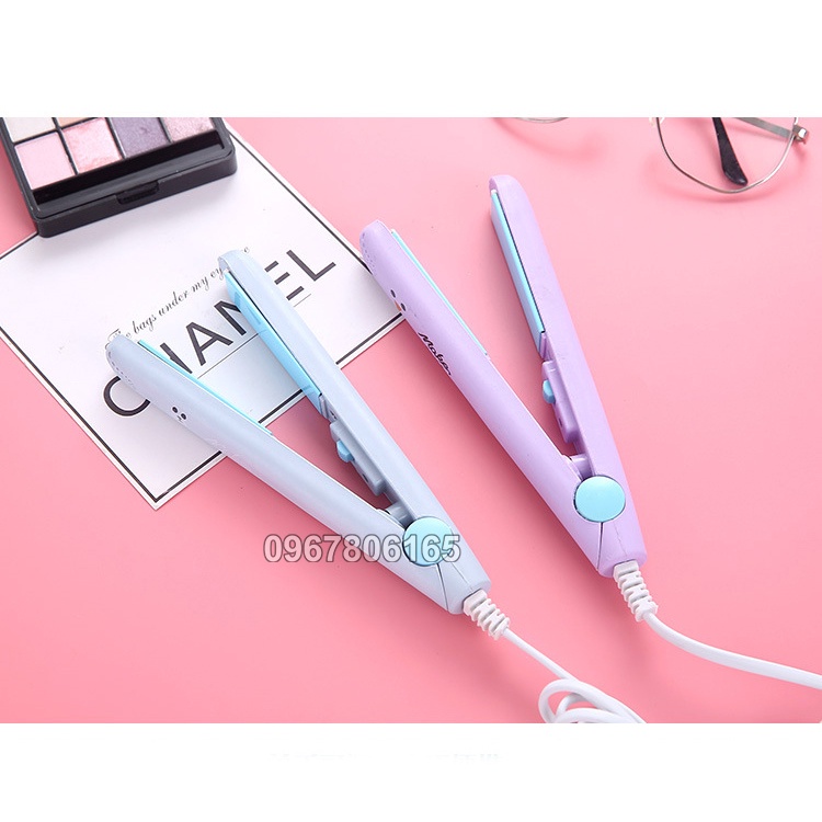 Máy Là Tóc Mini Cao Cấp Kèm Hộp – Máp Ép Tóc Cầm Tay Tiện Lợi