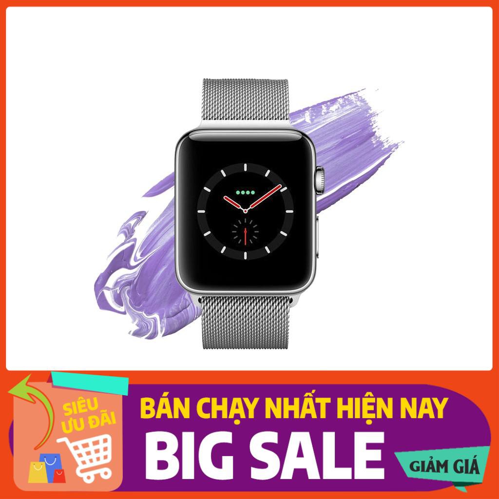 Đồng hồ Apple Watch Series 3 Thép 38mm & 42mm đẹp như mới bảo hành chính hãng 12 tháng 1 đổi 1 tại Fan Táo