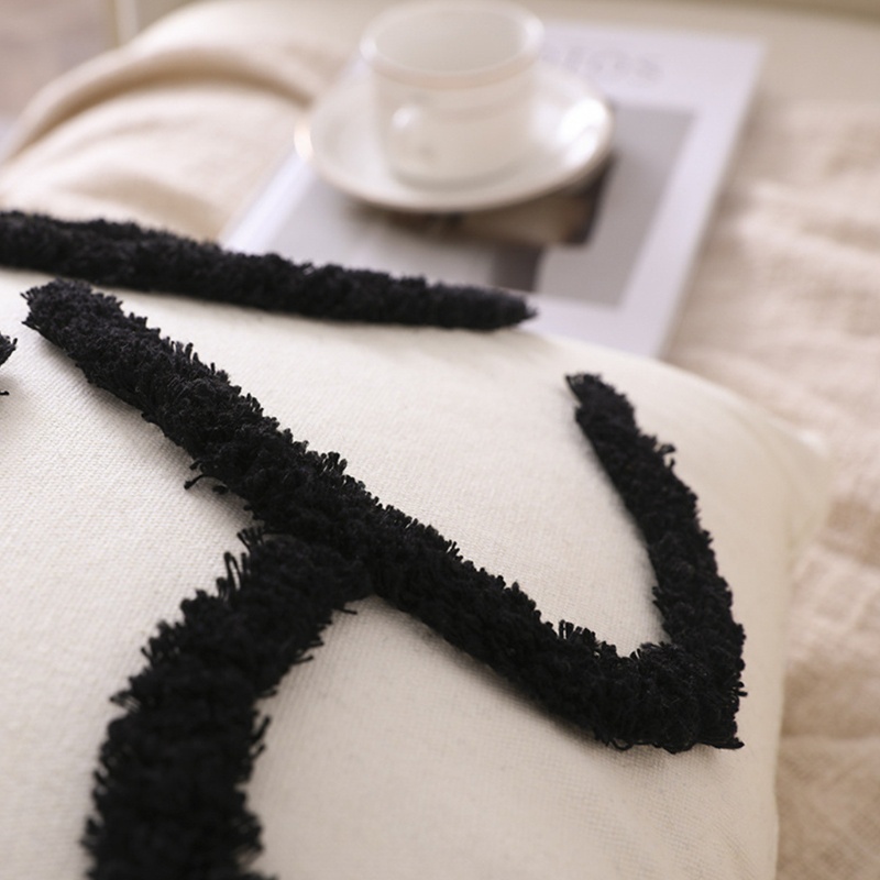 Vỏ Gối Hình Vuông Họa Tiết Hình Học Phong Cách Boho Hiện Đại