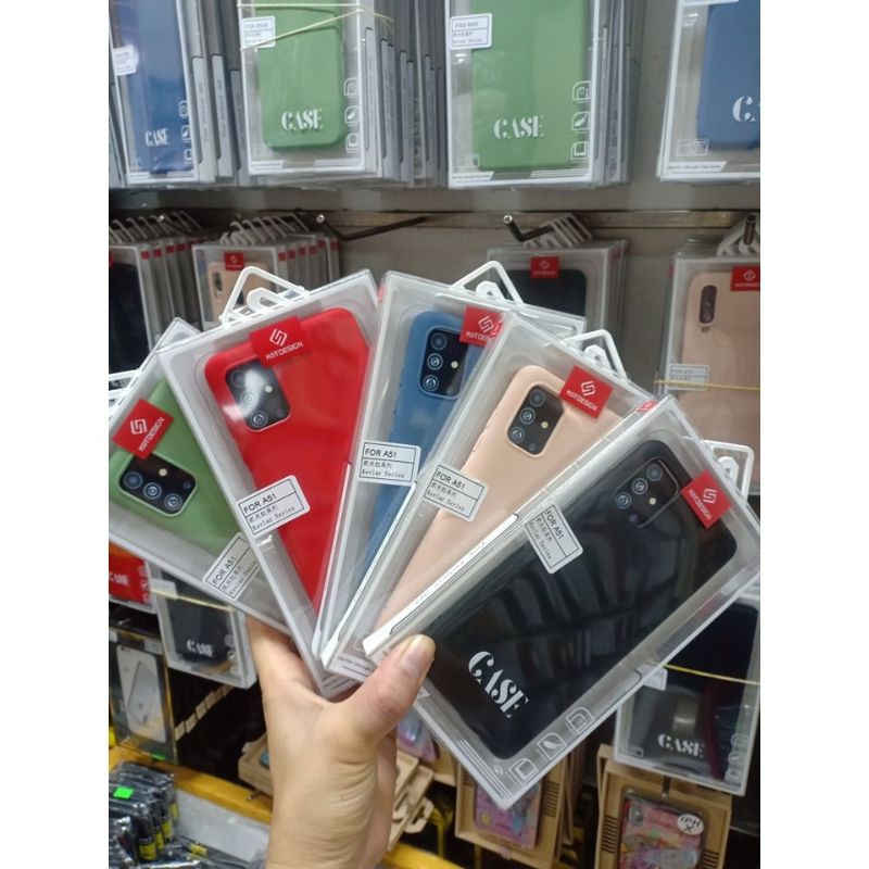 Ốp lưng dẻo màu KT Desing Samsung Note 10 Lite / A51 / A71 Chống bám bẩn cao cấp