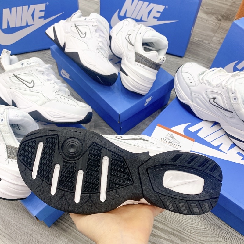 Giày Thể Thao M2K Tekno Trắng Đen Cao Cấp [FULL BOX] Giầy sneaker xám trắng tăng chiều cao nam nữ hottrend