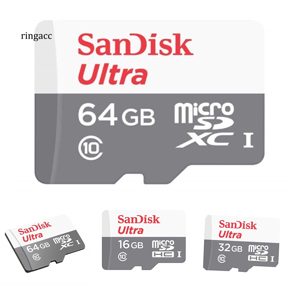 Thẻ Nhớ Micro Sd Hiệu Sandisk Dung Lượng 16 / 32 / 64gb